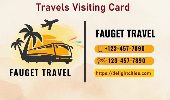 travels visiting card